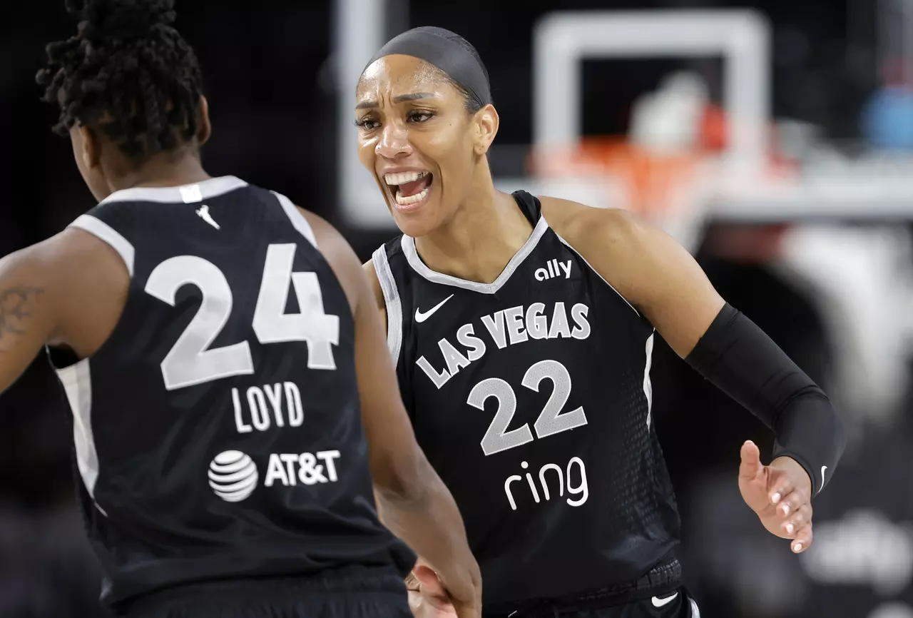 Aces beat Storm 102-77 in playoff opener after winning final 16 regular-season games