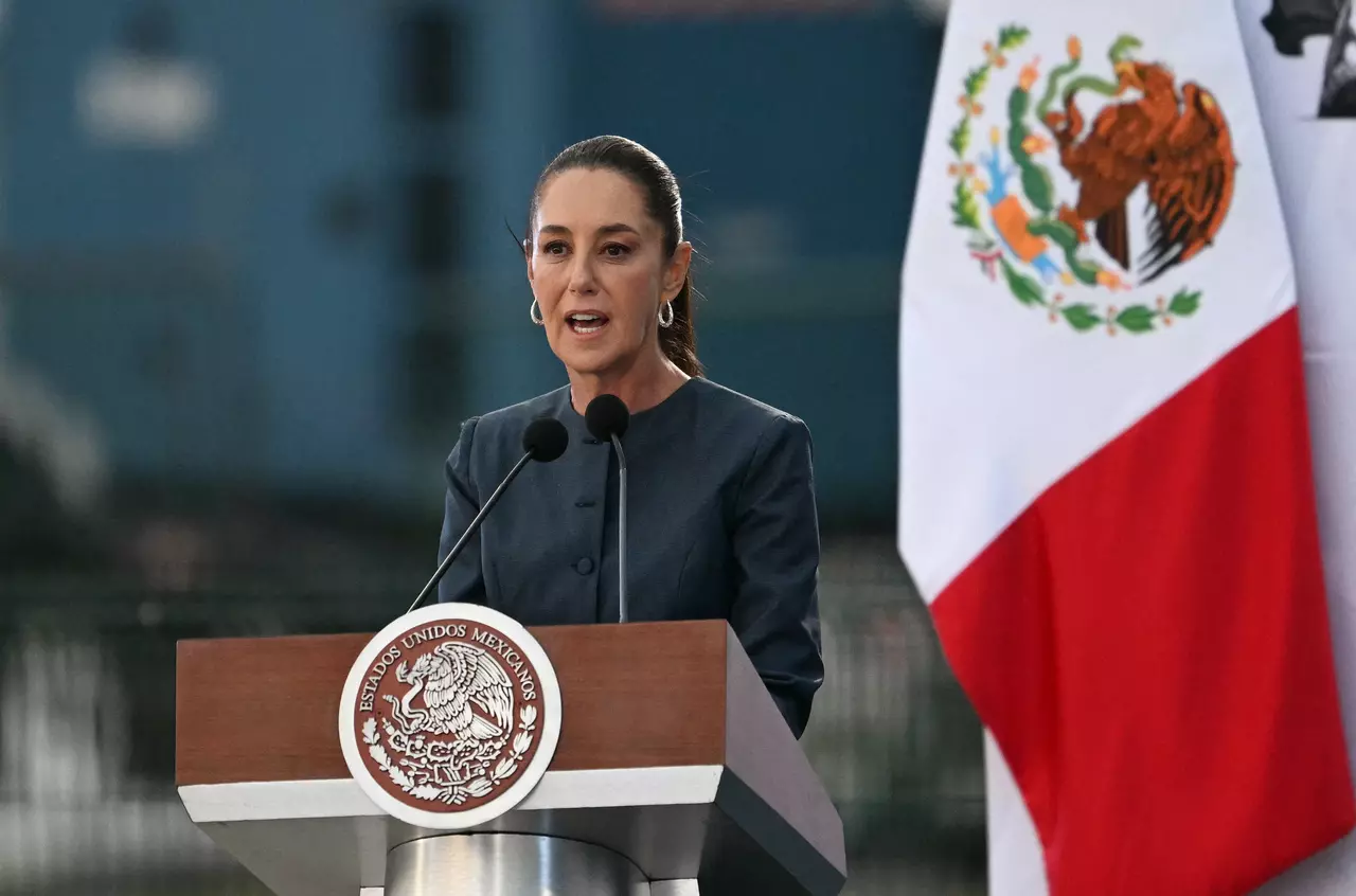Mexico's first female president completes first year with high approval, but challenges loom