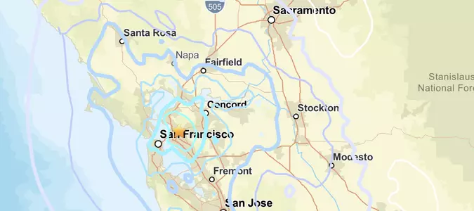 Magnitude 4.3 earthquake wakes San Francisco Bay Area; centered in Berkeley