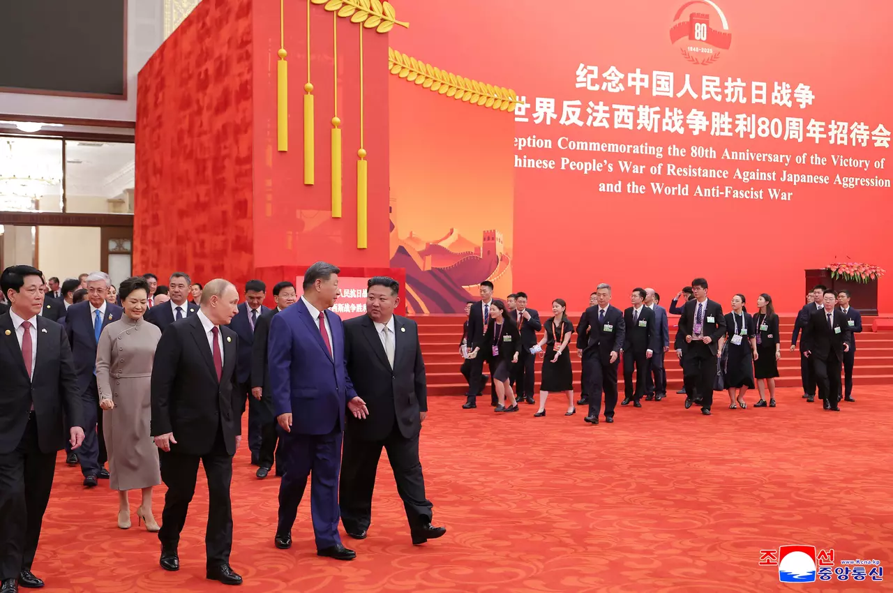 North Korean leader Kim Jong Un meets with Chinese leader Xi Jinping