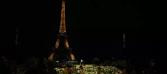 Saint Laurent blooms with oversized drama and ’80s power at Paris show