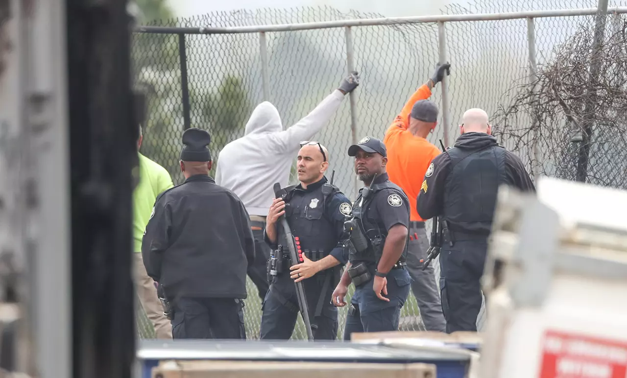 Dozens detained after violent protests at proposed 'Cop City' police training site