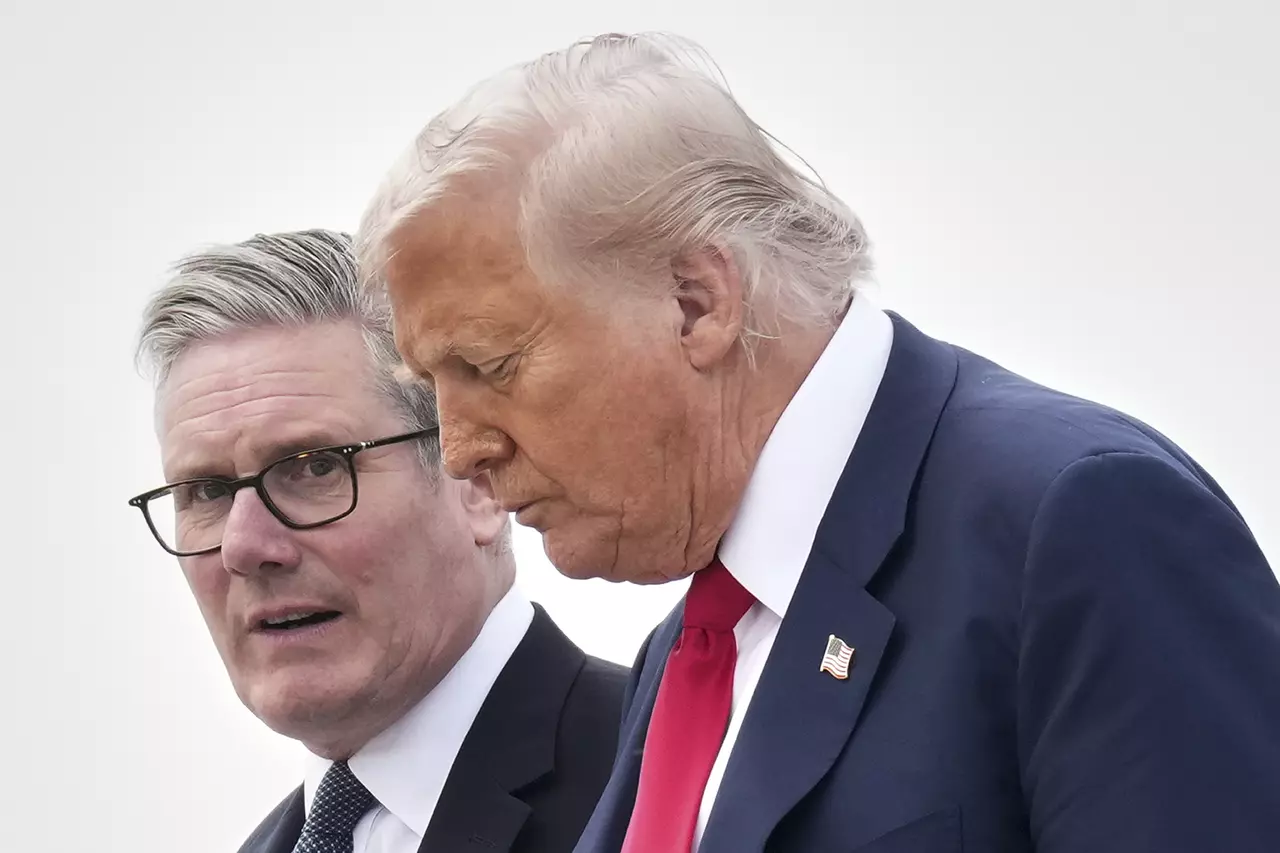 Trump flies in for a UK state visit where trade and tech talks mix with royal pomp